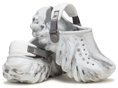 Crocs Echo Clogs (toddler) Kids Shoes Moonlight/multi : 4 Toddler M In White