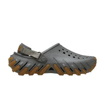 Pre-owned Crocs Echo Gum Ro Clog 'slate Grey' | Men's Size 10 In Gray