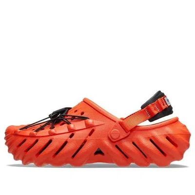 Crocs Echo Reflective Clogs 'orange Black' In Multi
