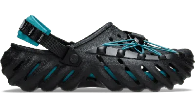 Crocs Echo Reflective Laces Clog In Black