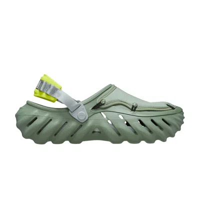 Pre-owned Crocs Echo Ripstop Clog 'moss' | Green | Men's Size 6