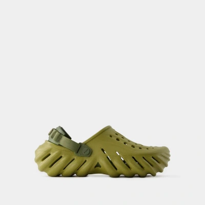 Crocs Echo Sandals -  - Thermoplastic - Aloe Green