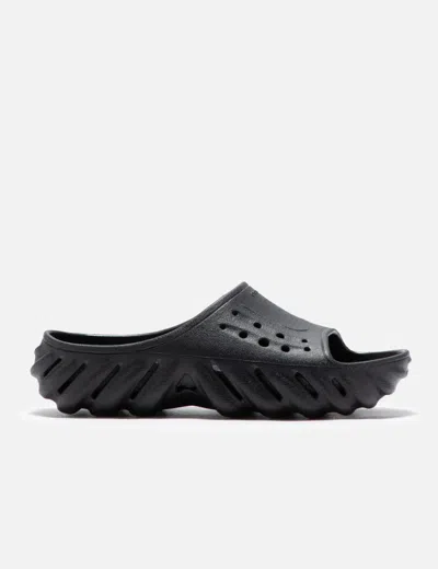 Crocs Echo Slide Sandals In Black