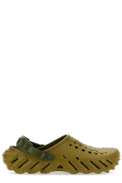 Crocs Echo Slide Sandal In Green