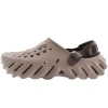Crocs Echo Sliders Brown In Brown