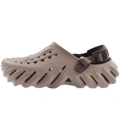 Crocs Echo Sliders Brown