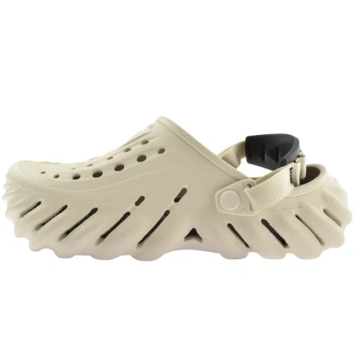 Crocs Echo Sliders Cream In Neutral