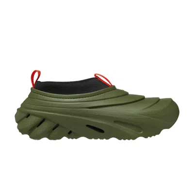 Pre-owned Crocs Echo Storm 'army Green'