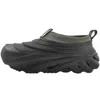 Crocs Black Rubber Echo Storm Slip Ons In Black