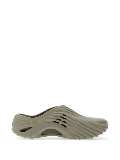 Crocs Echo Wave Cut-out Clogs In Green