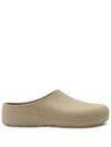 Crocs Beige Classic Quiet Clogs In Gray