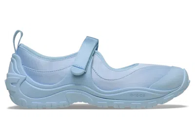 Pre-owned Crocs Exp Terre Ballet (women's) Sneakers In Blue Frost