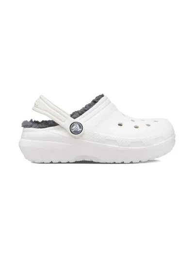 Crocs Faux Fur-lined Clogs In White