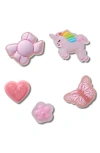 Crocs Favorites 5-pack Jibbitz™ Shoe Charms In Pink