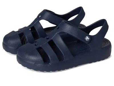 Crocs Fisherman Kid's Shoes Navy : 3 Little Kid M, Synthetic In Multi