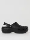 Crocs Classic Platform Glitter Sandals In 黑色