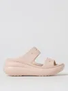 Crocs Flat Sandals  Woman Color Pink In 粉色