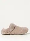 Crocs Classic Cozzzy Faux Fur Slipper Clog In Grey