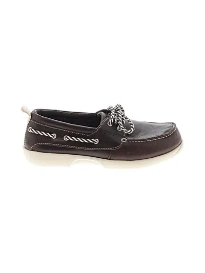 Pre-owned Crocs Flats In Brown