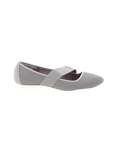 Pre-owned Crocs Flats In Gray