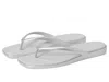 Crocs Flip Flop In Silver