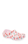 Crocs Classic Fresh Fruits Clog In Pink Milk