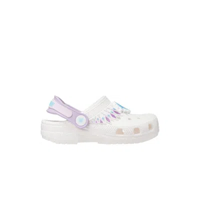 Pre-owned Crocs Frozen 2 X Classic Clog Toddler 'fun Lab - I Am' | White | Infant Size 9