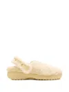Crocs Furry Mules In Neutral