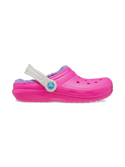 Crocs Fuzzy-lined Clogs In Pink