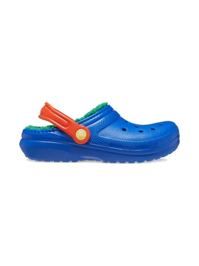Crocs Fuzzy-lined Clogs In Blue