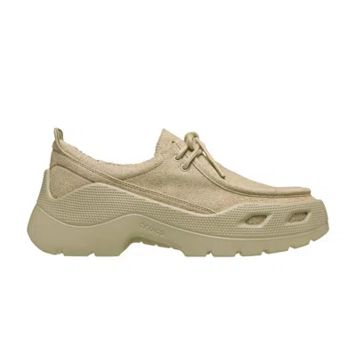 Pre-owned Crocs Gallery Shoe 'bark' | Cream | Men's Size 9 In White