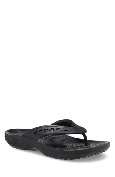 Crocs Gender Inclusive Baya Ii Flip Flop In Black