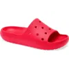 Crocs Gender Inclusive Classic Slide V2 Sandal In Varsity Red