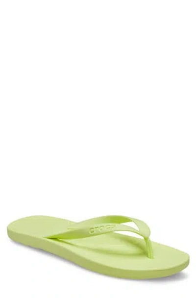 Crocs Gender Inclusive Flip Flop Sandal In Green