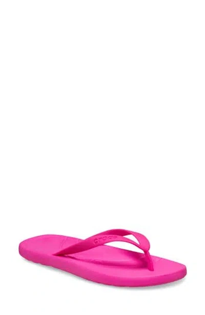 Crocs Gender Inclusive Flip Flop Sandal In Pink