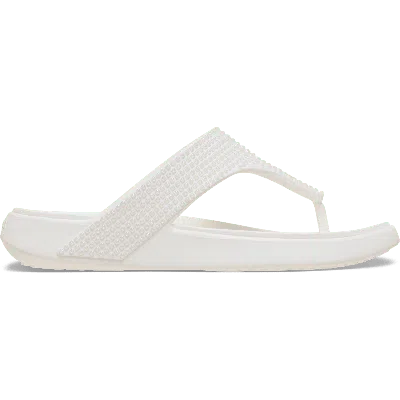 Crocs Getaway Gems Triangle Flip In White