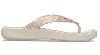 Crocs Getaway Glitter Flip In Stucco