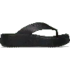 Crocs Getaway Platform Flip Flops In Black