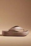 Crocs Getaway Platform Flip In Brown