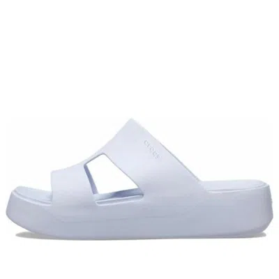 Crocs Getaway Platform H-strap 'dreamscape' In Blue