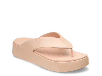 Crocs Getaway Platform Sandal In Transparent