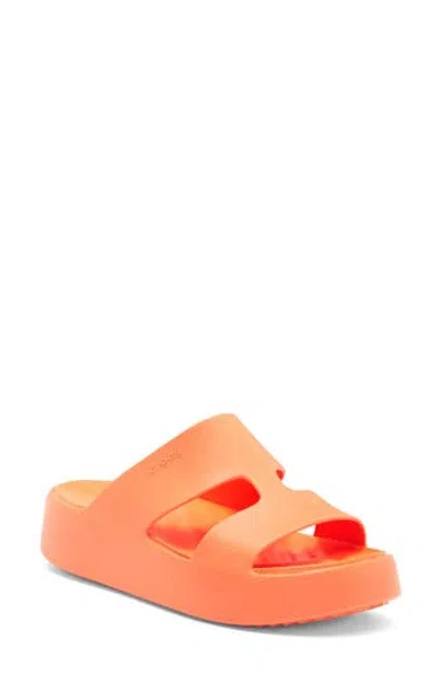 Crocs Getaway Platform H-strap Sandales Femmes Sunkissed 38