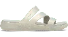 Crocs Getaway Shimmer Strappy In Pumice