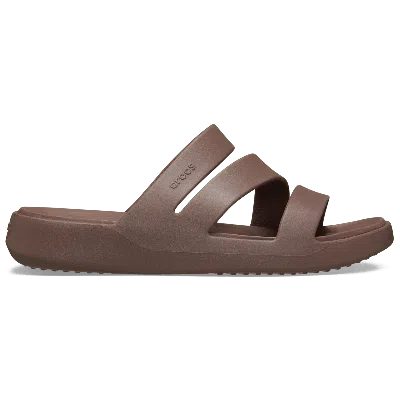 Crocs Getaway Strappy Triple-strap Slippers In Blue