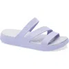 Crocs Getaway Strappy Slide Sandal In Mystic Purple