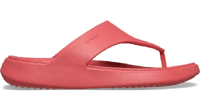 Crocs Getaway Triangle Flip In Relaxed Red