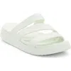 Crocs Getaway Waterproof Strappy Slide Sandal In Green