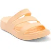 Crocs Getaway Waterproof Strappy Slide Sandal In Orange