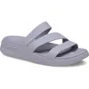 Crocs Getaway Waterproof Strappy Slide Sandal In Animal Print