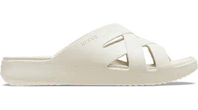 Crocs Getaway Weave Slide In Sandstone